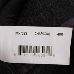 Cardinal of Canada NWT Wool Blend Top Coat Size 40R St. Paul In Charcoal