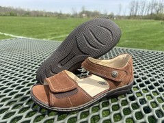 Waldlaufer Women’s Size Sandals Brown Hook & Loop Closure Size UK 3.5/US 5.5-6