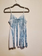Women’s Large Vintage Y2K MUDD Spaghetti Strap Flowy Summer Blouse Shirt