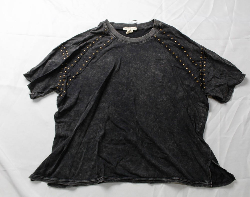 Torrid Women’s Festi Embellished Drop Shoulder Tee BE5 Phantom Size 00 (Medium)
