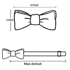 Men’s 1.37 inch Suspender and Pre-tied Bow Tie Set Royal Blue