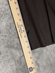 Bocaccio Uomo Pants Men’s Brown 42×29 Flat Front Trouser, Office, Weddings