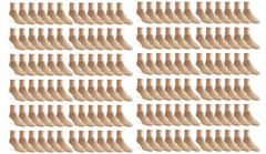 Foot Sox 144 Pack Disposable Socks Ped Try On Footie Nylon Tall XL Womens Mens