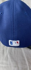 Texas Rangers Flex Hat XL /Rare Logo Texas Flag Draped over T Solid Blue NWT