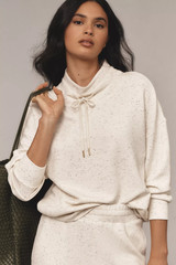 NWT Women’s Varley Ivory Marl Fleck Oakdale Sweat Top, VAR01897 – $128 NEW!