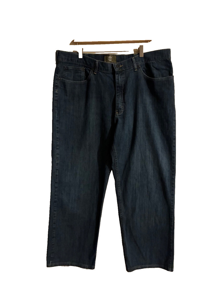 Timberland all seasons men’s jeans pants dark blue 5 pockets style 40X30 99% cot