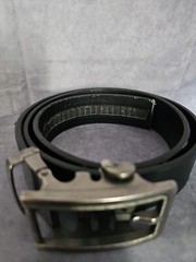 Men’s Belt Leather Ratchet Belts Automatic Buckle 1.37inch Width