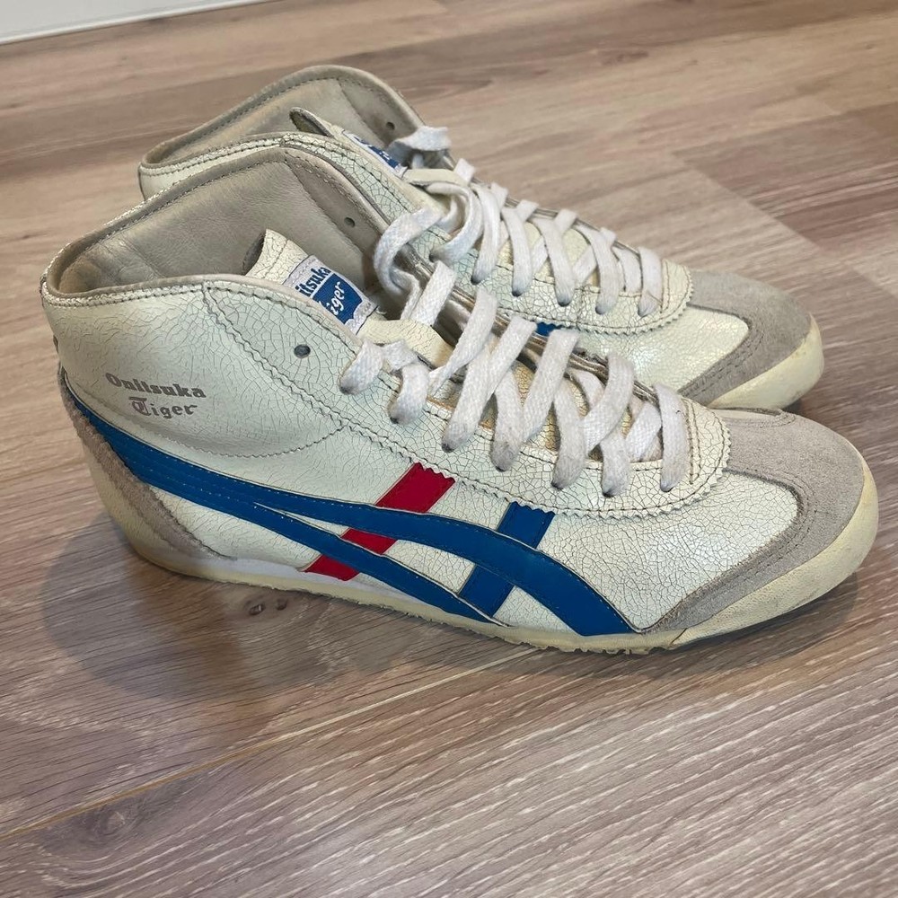 Onitsuka Tiger MEXICO Mid Runner THL328 US4 EU36 22.5cm Shoes White Used
