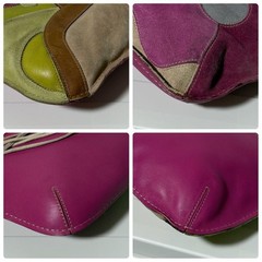 Coach Pink Signature Poppy Shoulder Bag Y2k Japan Used 0713892