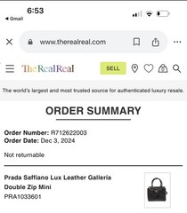Prada Mini Galleria Saffiano Black Gold Hardware w/ Box