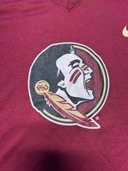 Florida State Seminoles Shirt Womens Medium Nike Dri-FIT NCAA Football Tee