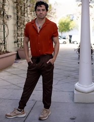 Coofandy Pants Cargo Solid Mens Casual Joggers Elastic Drawstring Chino Hiking