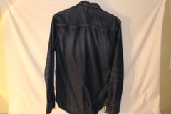 Levis Jeans Long Sleeve Shirt, Mens Small Button Up, Made in Sri Lanka