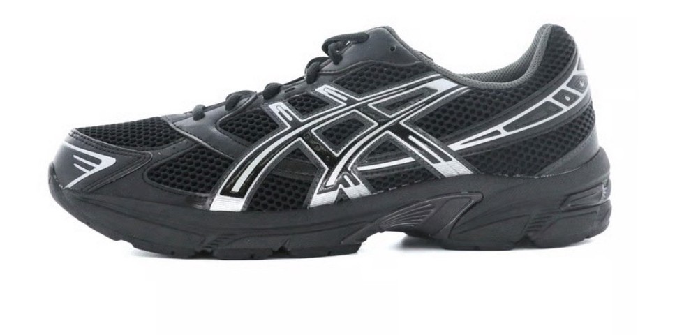 NIB ASICS MEN’s Size 5.5 Women’s Size 7 Gel 1130 Black Pure Silver Free Shipping