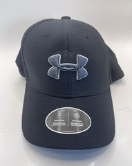 Under Armour UA Classic Fit Boys Black Mesh Baseball Cap Hat XS/S Sports