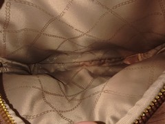 Michael Kors Abbey Medium Pebbled Leather Backpack – Luggage/Tan Brown
