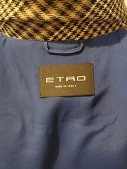 SPRING 2017 Etro Brown Black Houndstooth Cardigan Jacket 44 BOXY