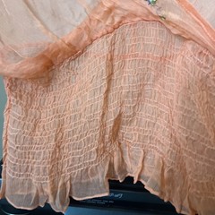 Vintage Silk Flare Sleeve Blouse
