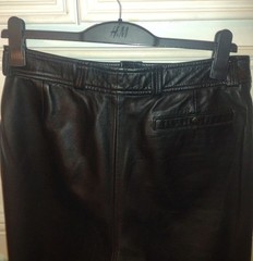 Michael Hoban North Beach Leather Pants Men’s 30×30.75 Pleated Lined Vintage