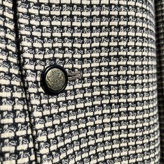Zanetti Wool Men’s (44) hounds tooth made in Italy formal business suit blazer