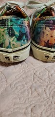 Vans x ASPCA Rainbow Kitty Cat Tennis Shoes W 7.5 M 6