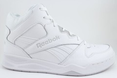 REEBOK ROYAL BB4500 H2 HIGH HI WIDE E WHITE/GRAY CLASSIC BASKETBALL LEATHER MENS