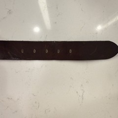 BANANA REPUBLIC Brown Made in Italy Genuine Leater Belt size 32 ￼