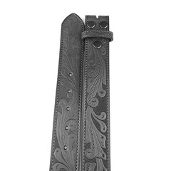 Western Belt Handmade Strap Men Leather No Buckle Cowboy Rodeo Belts