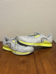 MEN HEAD TENNIS SPRINT PRO 3.5 GREY/YELLOW SIZE 14 Tennis Pickleball Shoes NEW