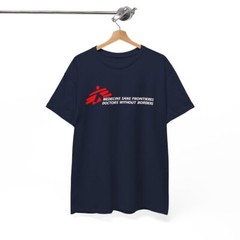 MSF Doctor’s Without Borders Logo White/Grey/Black/Navy T-Shirt S-5XL