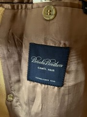 [Size 50] Brooks Brothers 100% CAMELHAIR Mens Overcoat [Double breasted]