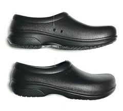 Crocs Slip Resistant Shoes Black – On The Clock Clogs, Nurse Shoes, Chef Shoes