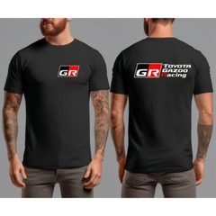 Toyota GR Gazoo Racing Logo Tshirt Front and Back Unisex Black Tee T-Shirt S-5XL