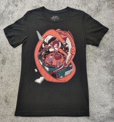 Rooster Teeth RWBY Ruby Rose T-shirt Adult Size Small Black Graphic Anime
