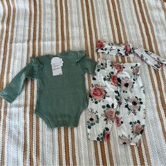 I Got It From My Mama Floral Baby Outfit 0–3M | 3-Piece Set