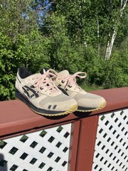 Asics Gel Lyte III Shoes Size 11 Cream Pink Black
