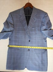 Canali Mens Wool Two Button Blazer – 42R