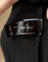 Y2K Baby Phat Black Mini Halter Dress Gold-tone Hardware Detail Logo Embroidery