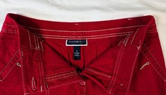 Karen Scott Red Skort Shorts Skirt Active Athletic Womens Size 10 no belt