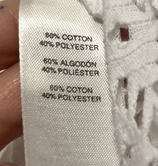 Chico’s Optic White Embry Eyelet Top Size 0(4/6, S)NWT