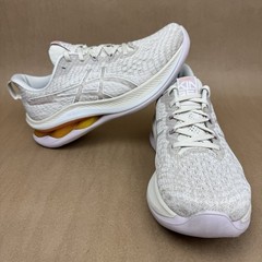 Womens Asics Gel Kinsei Max Sneakers Beige Tan Oatmeal White Running Shoes Sz 9