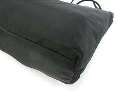 Authentic PRADA Black Nylon Tote Bag Purse #63425