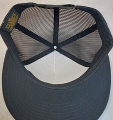 Colt Patch on Yupoong Trucker Hat YP Classic 6006 Snapback Black/Black