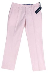 Tommy Hilfiger LIGHT PINK Men’s Modern-Fit TH Flex Chambray Pants, 38/32 New NWT