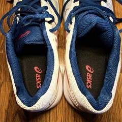 Asics Gel-Challenger 12 Mens Size 9 White Classic Red Blue 1041A045 EUC