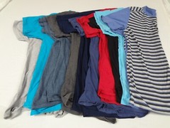 LOT OF 10 MEN’S SIZED T-SHIRTS (NOT SAME AS PICTURE) RANDOM LOTS W/ MINOR FLAWS
