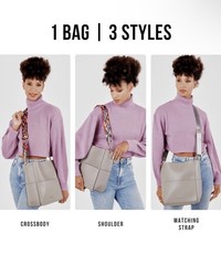 MERSI Demi Bucket Purse (Grey)