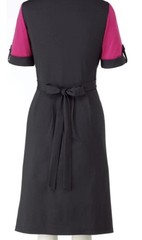 New Monroe & Main Black Fuchsia Orange Colorblock Dress plus size 3X