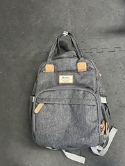 Ruvalino Gray Solid Backpack Zip Closure, Top Handle, Adjustable Straps
