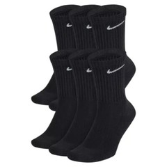 Nike Men’s Socks Dri-Fit Everyday Cushioned Athletic Fitness Crew Training Socks